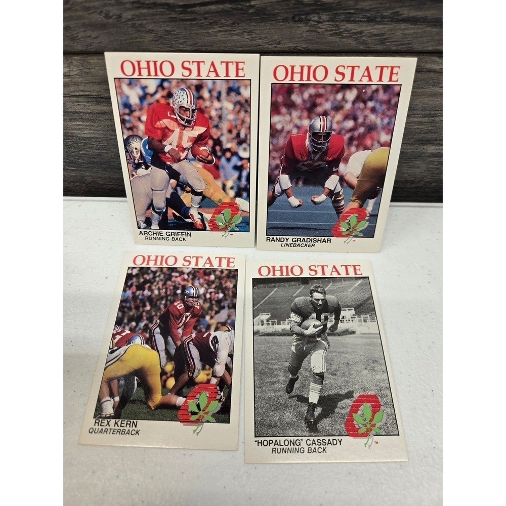 Vtg Ohio State Buckeyes Football Card Archie Griffin Gradishar kern Kroger 1988